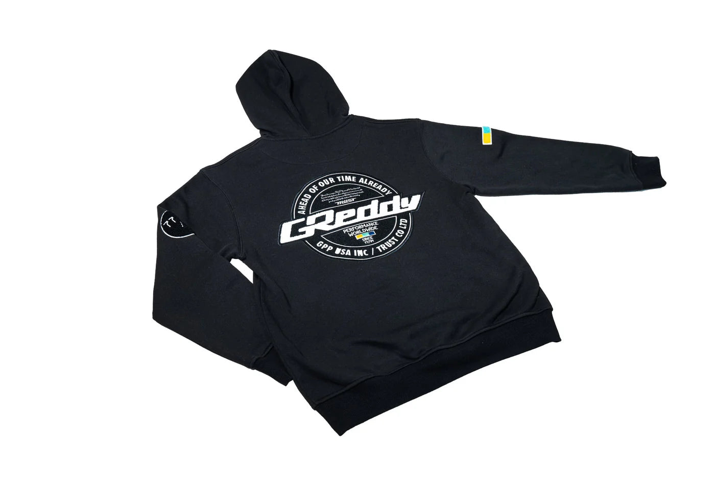 GReddy Performance Parts Varsity Zip-Up Hooded Fleece - Black - 20507206 - XXXL