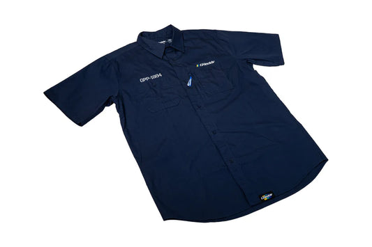 GReddy Performance Parts Mechanic's Button-up Work Shirt(s) 2.0 - Navy - 20215021 - SM