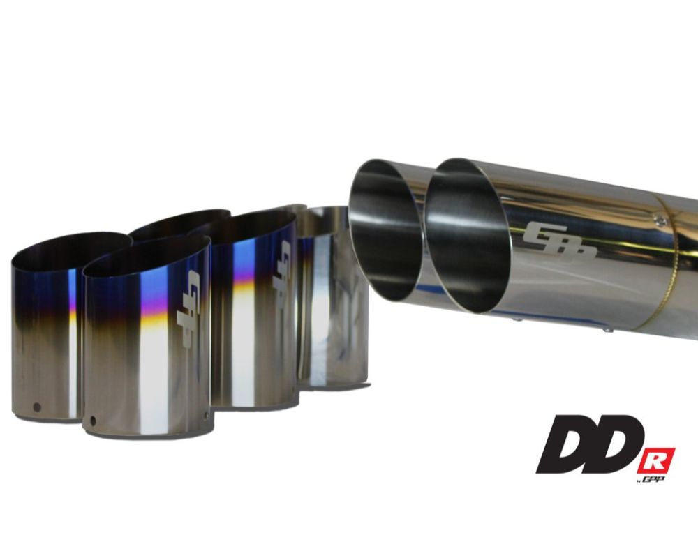 GReddy Performance Parts DD-R BURNT TITANIUM TIPS L=150MM. 1 PAIR