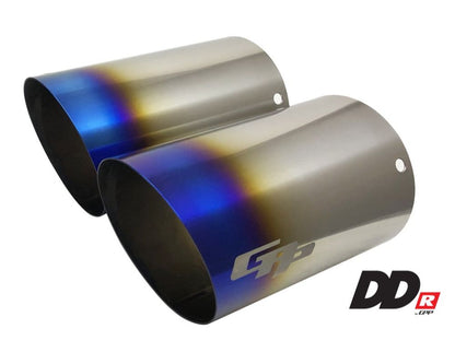 GReddy Performance Parts DD-R BURNT TITANIUM TIPS L=150MM. 1 PAIR