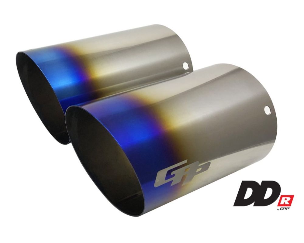 GReddy Performance Parts DD-R BURNT TITANIUM TIPS L=170MM. 1 PAIR
