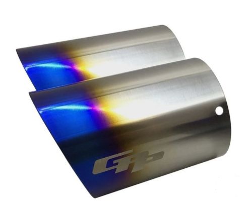 GReddy Performance Parts DD-R STAINLESS STEEL TIPS L=150MM. 1 PAIR