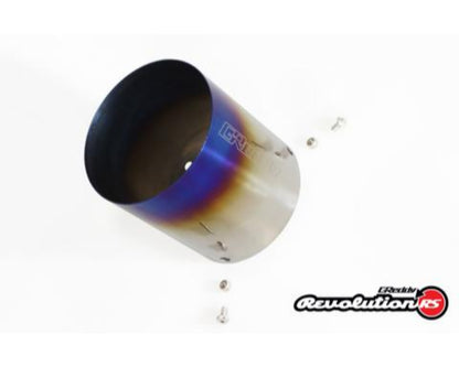 GReddy Performance Parts BURNT TITANIUM TIP DIA105 L120 FOR RS-TI