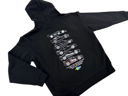 GReddy Performance Parts GReddy Heritage 4.0 Hood - Black - 20120312 - Medium