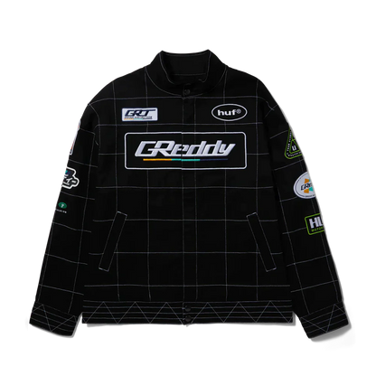 GReddy Performance Parts HUF x GReddy Racing Team Jacket - Black - 14200002 - Medium
