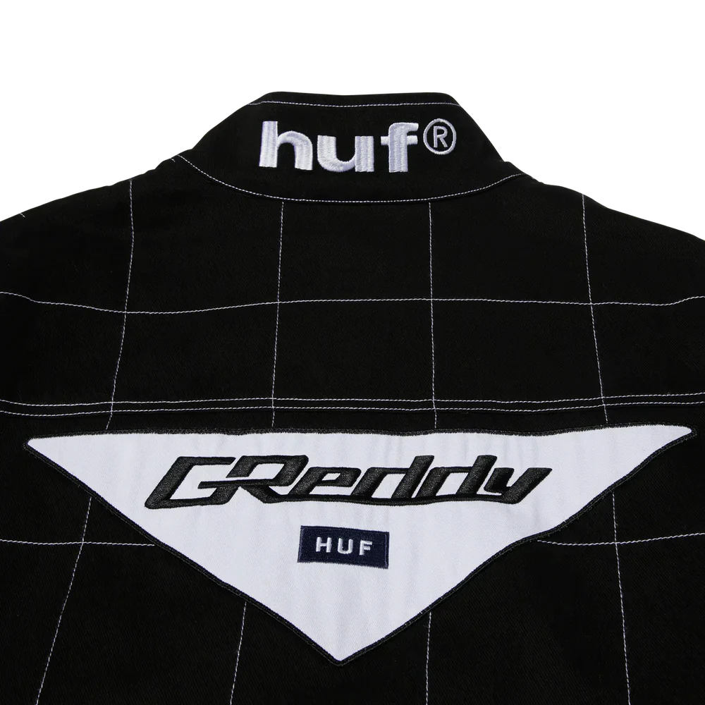 GReddy Performance Parts HUF x GReddy Racing Team Jacket - Black - 14200002 - Medium
