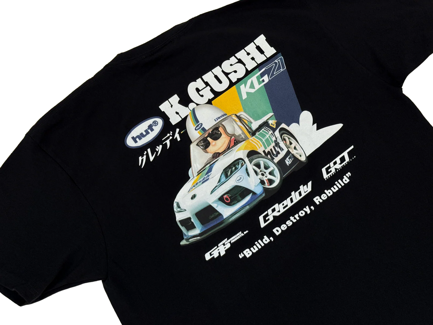 GReddy Performance Parts HUF x GReddy Gushi T-Shirt - 14210051- HUF x GReddy Gushi T-Shirt SM
