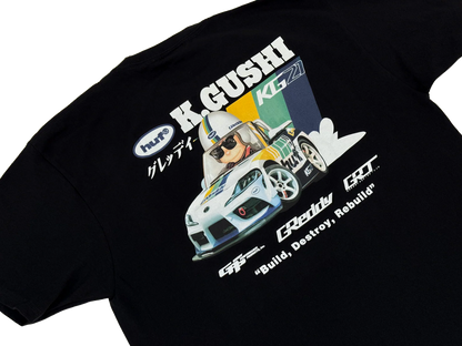 GReddy Performance Parts HUF x GReddy Gushi T-Shirt - 14210051- HUF x GReddy Gushi T-Shirt SM