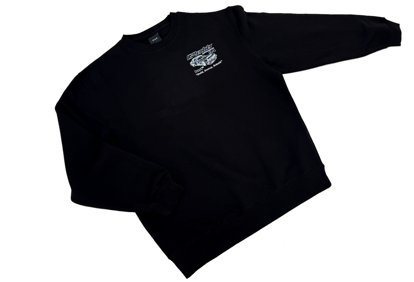 GReddy Performance Parts HUF x GReddy Retro Mod Crewneck Sweatshirt - 14210122 - Medium