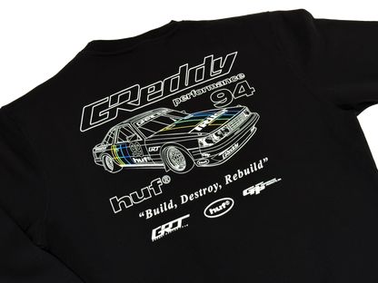 GReddy Performance Parts HUF x GReddy Retro Mod Crewneck Sweatshirt - 14210122 - Medium