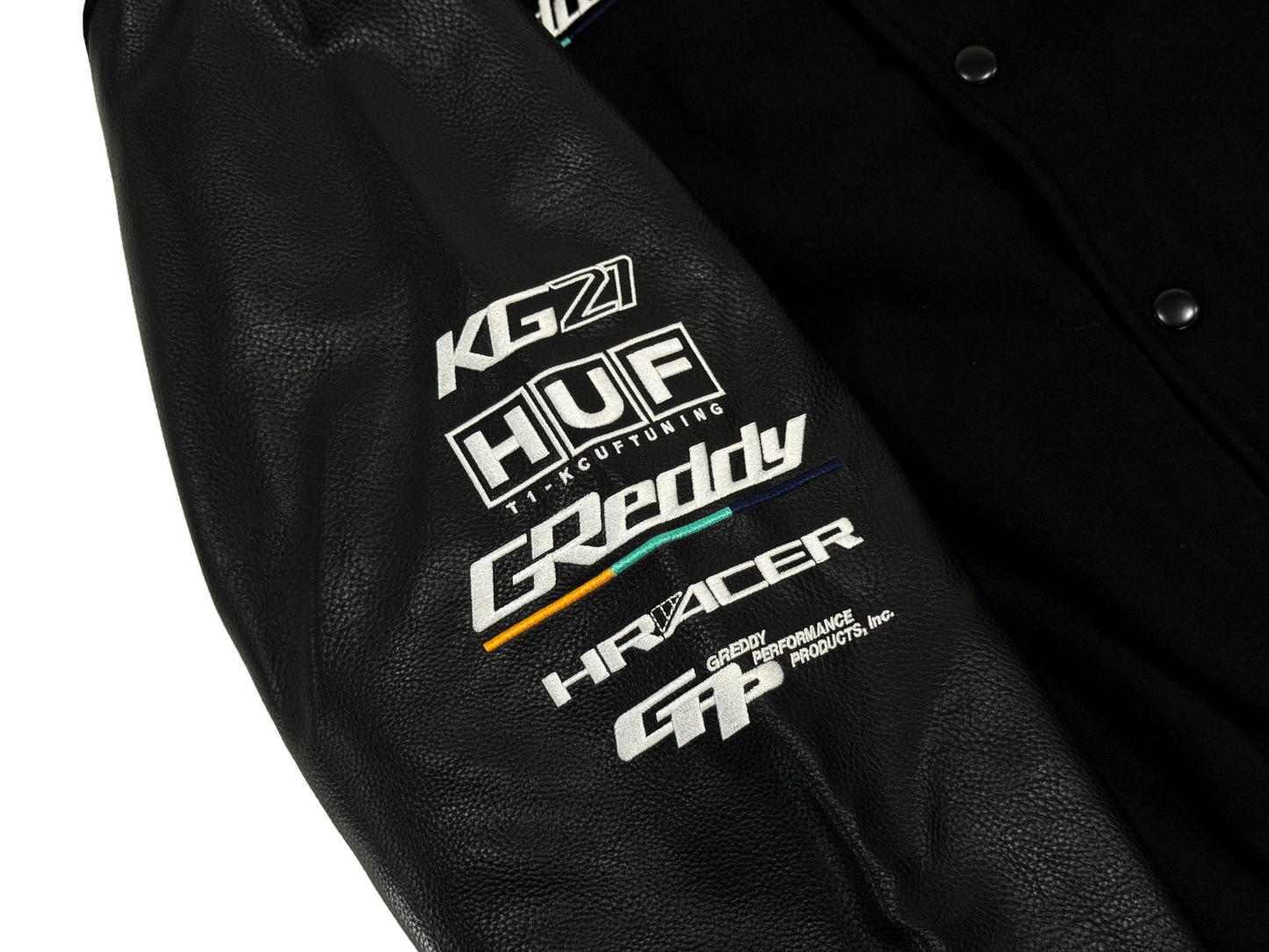 GReddy Performance Parts HUF x GReddy Varsity Jacket - 14210092 - Medium HUF x GReddy Varsity Jacket