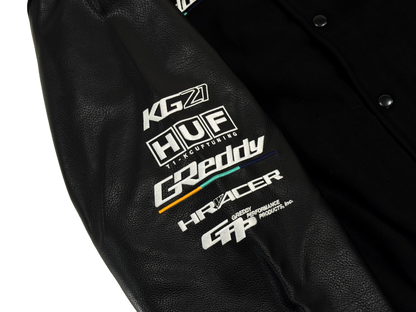 GReddy Performance Parts HUF x GReddy Varsity Jacket - 14210092 - Medium HUF x GReddy Varsity Jacket