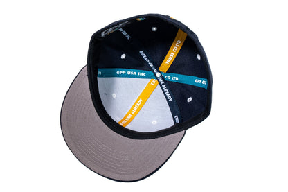 GReddy TRUST Japan GReddy Varsity G Fitted Cap - Dark Navy Blue - 20307116- Size 7 3/4"