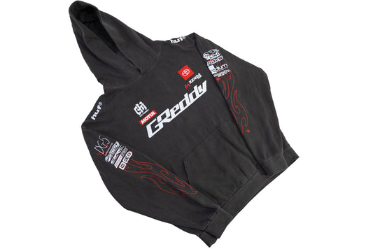 GReddy Performance Parts 2026 K.Gushi Team Hood - Pigment Black - 23140021 - Small