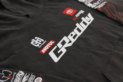 GReddy Performance Parts 2026 K.Gushi Team Hood - Pigment Black - 23140022 - Medium