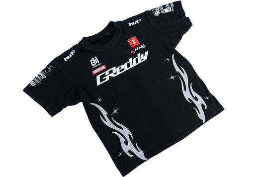 GReddy Performance Parts 2026 K.Gushi Team Shirt Boxy - Black - 23140001 - Small