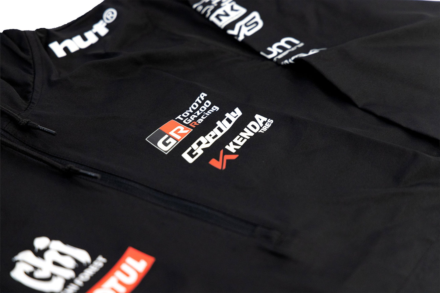 GReddy Performance Parts 2026 K.Gushi Team Nylon Pullover - Black - 23140032 - Medium