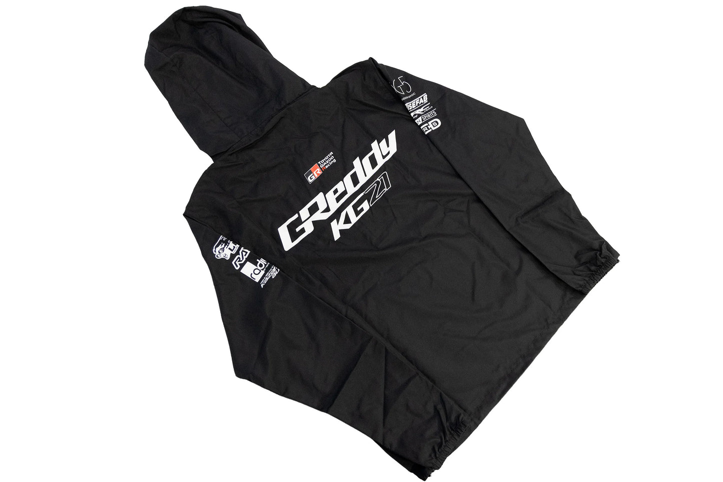GReddy Performance Parts 2026 K.Gushi Team Nylon Pullover - Black - 23140032 - Medium