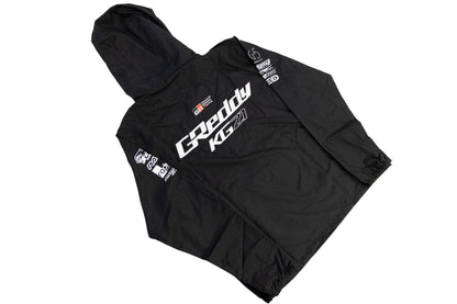 GReddy Performance Parts 2026 K.Gushi Team Nylon Pullover - Black - 23140032 - Medium