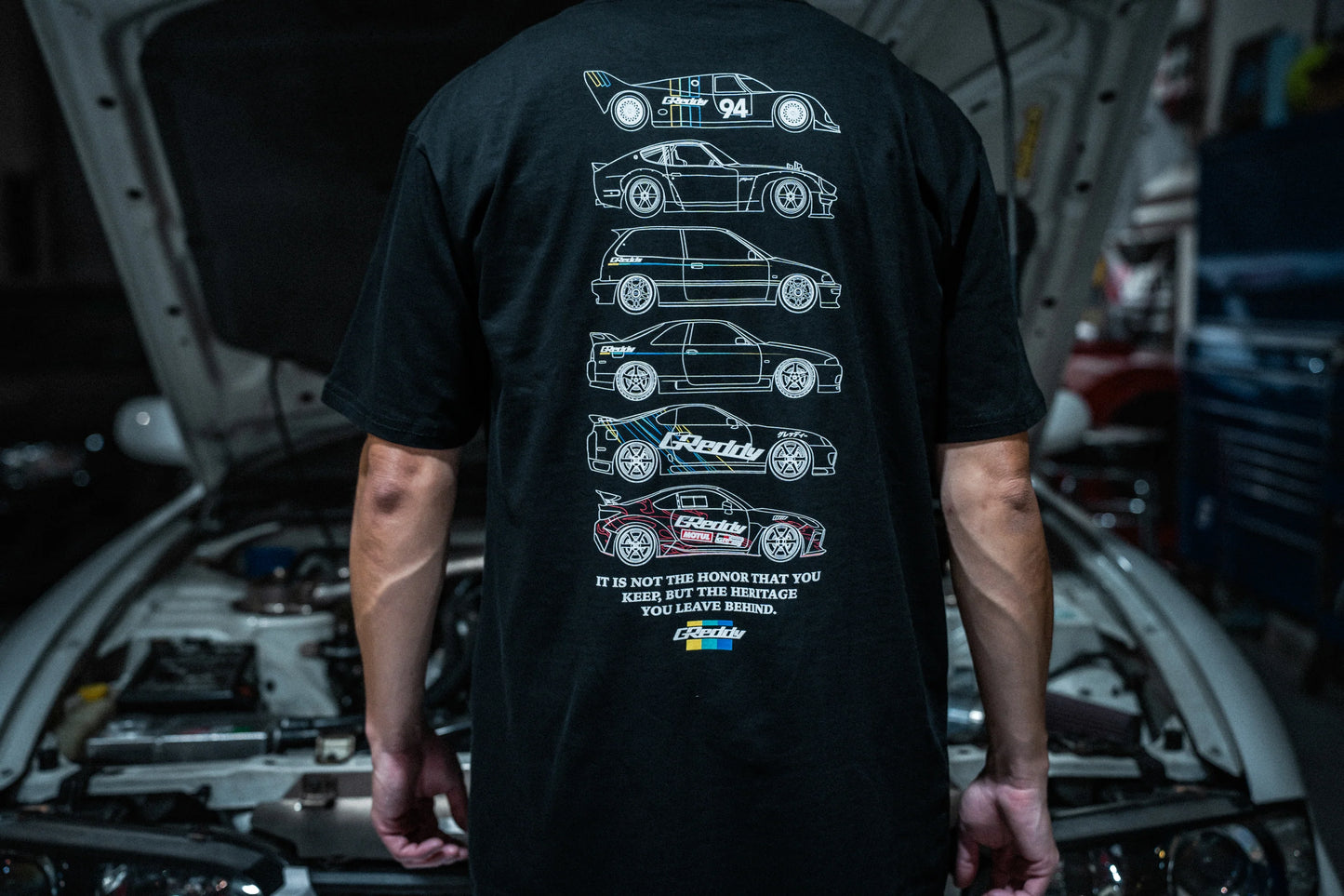 GReddy Performance Parts GReddy Heritage 4.0 Tee - Black - 20120041 - SM