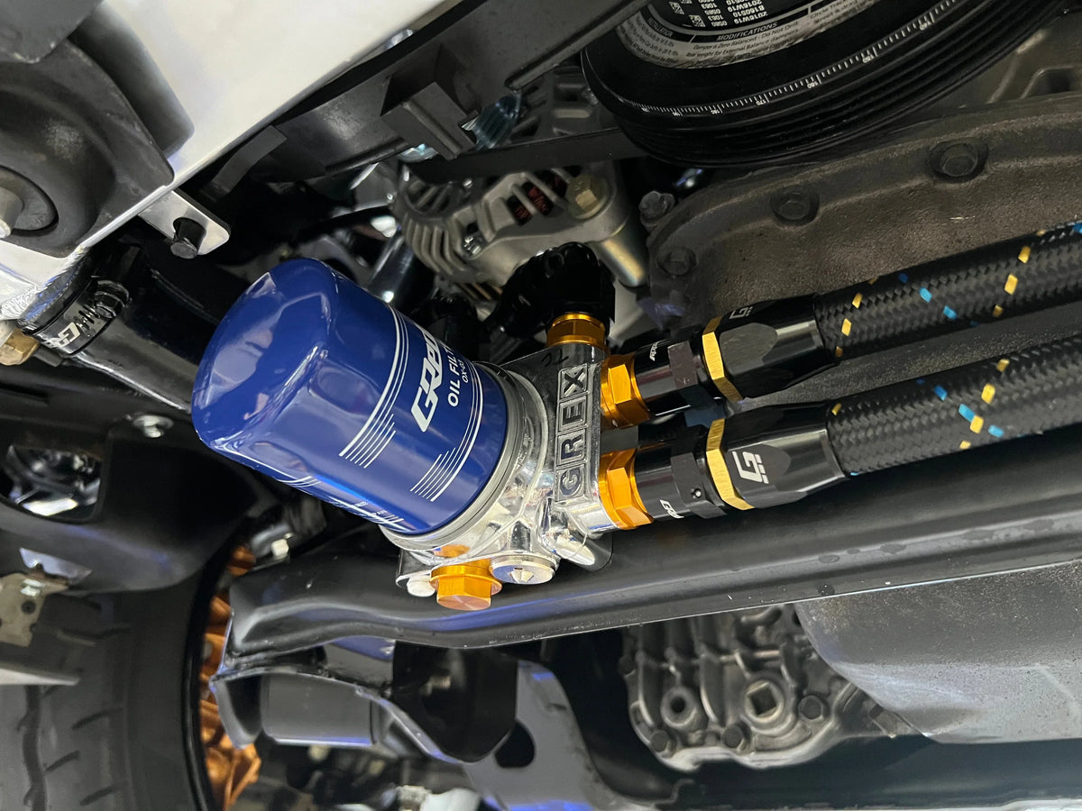GReddy Performance Parts TYPE-I O/C FILTER RELOCATION ADAPTER, FILTER ...