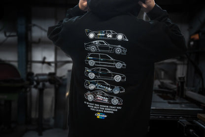 GReddy Performance Parts GReddy Heritage 4.0 Hood - Black - 20120312 - Medium
