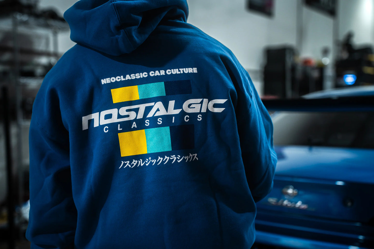 GReddy Performance Parts Nostalgic Classics Trust Pullover Hood - Royal - 25410301 - Small