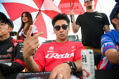 GReddy Performance Parts 2025 K.Gushi Team (Boxy Fit) Tee(s) - Red - 23130056 - KG21 Red 3X