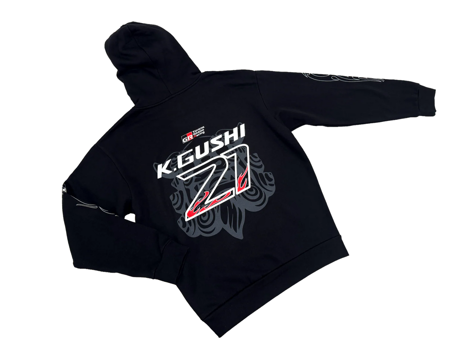 GReddy Performance Parts GReddy x Gushi LB2 Pullover Hoodie - Black - 23130074 - XL