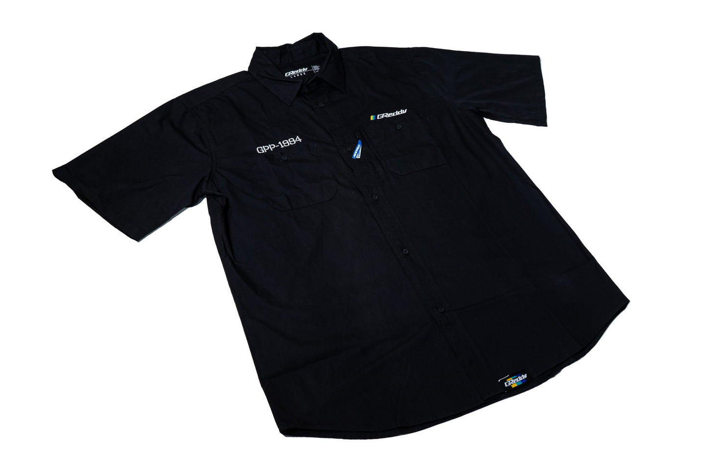 GReddy TRUST Japan GReddy Mechanic's Button-up Work Shirt(s) 2.0 - Small - Black