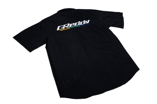 GReddy TRUST Japan GReddy Mechanic's Button-up Work Shirt(s) 2.0 - Small - Black