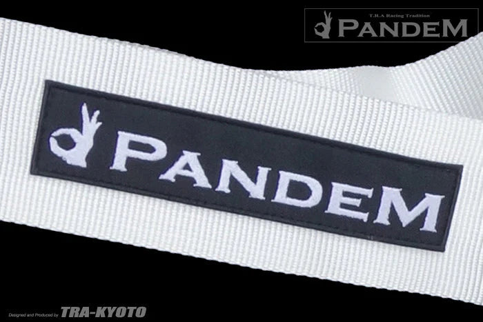 GReddy Performance Parts Pandem Seat Belt Harness - White