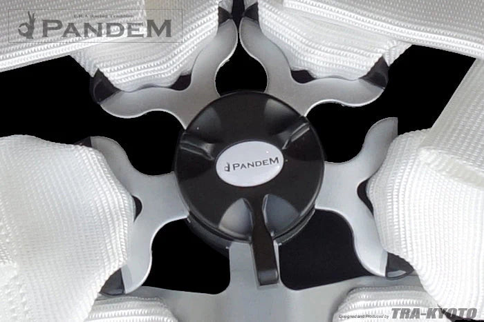 GReddy Performance Parts Pandem Seat Belt Harness - White