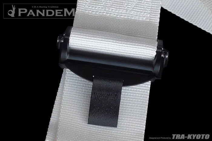 GReddy Performance Parts Pandem Seat Belt Harness - White