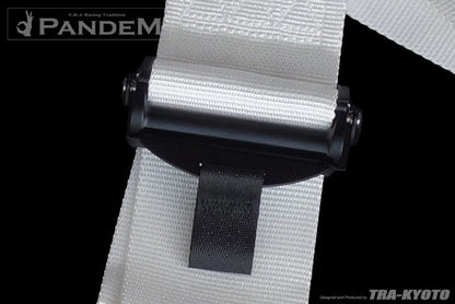 GReddy Performance Parts Pandem Seat Belt Harness - White