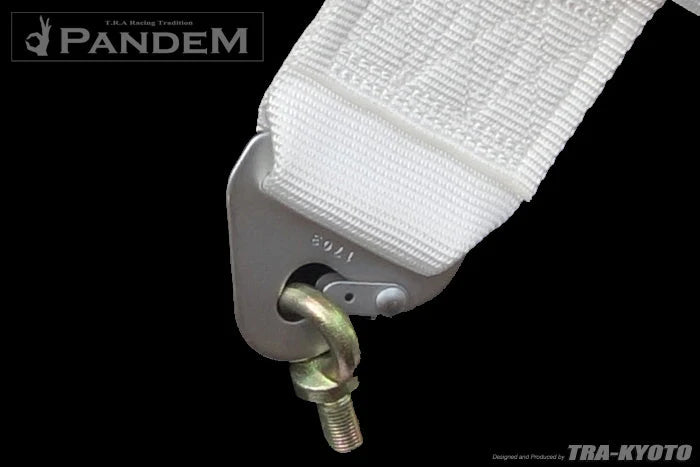GReddy Performance Parts Pandem Seat Belt Harness - White