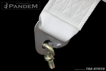 GReddy Performance Parts Pandem Seat Belt Harness - White