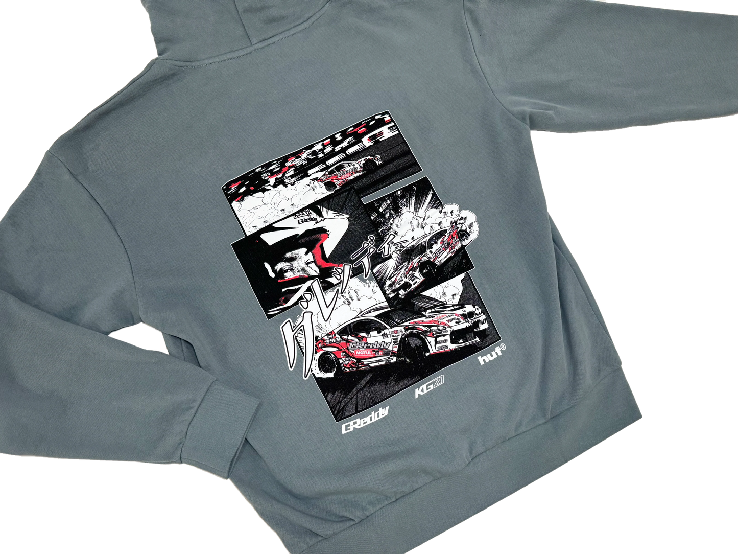 GReddy Performance Parts GReddy X HUF Reveal Hood(s)- Blue Magic - 14200223 - Reveal Hood LG