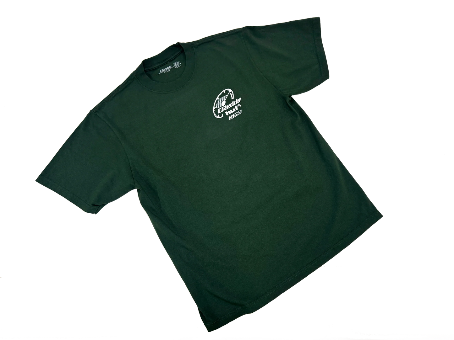 GReddy Performance Parts GReddy X HUF Reveal KG21 Tee(s) - Moss Green - 14200212 - Reveal Tee Moss Green MD
