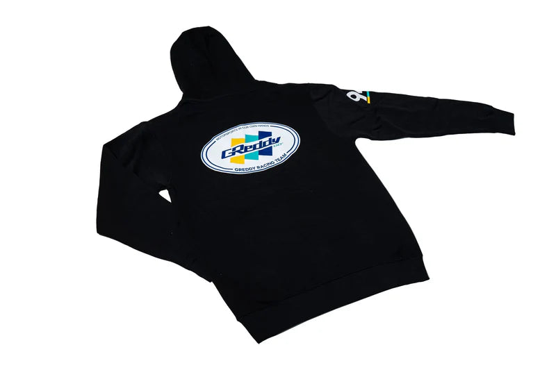 GReddy Performance Parts Racing Team Oval Logo Pullover Hood - Black - 20425202 - MD
