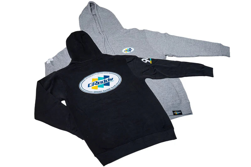 GReddy Performance Parts Racing Team Oval Logo Pullover Hood - Black - 20425202 - MD