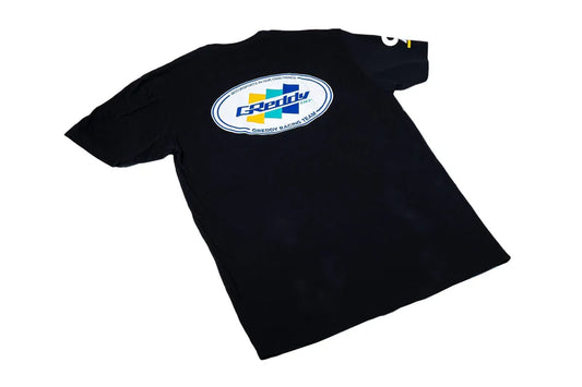 GReddy Performance Parts Racing Team Tee - Black - 20125001 - Black GRT Small Tee