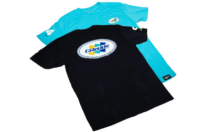 GReddy Performance Parts Racing Team Tee - Black - 20125003 - Black GRT Large Tee