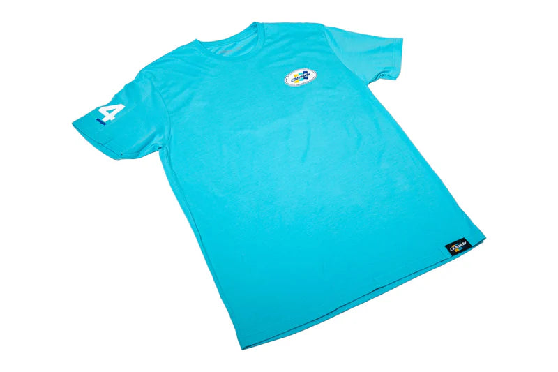 GReddy Performance Parts Racing Team Tee - Teal - 20125013 - Teal GRT Large Tee