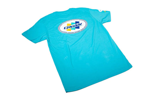 GReddy Performance Parts Racing Team Tee - Teal - 20125011 - Teal GRT Small Tee