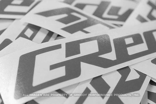 GReddy Performance Parts GReddy Logo Die Cut Decal(s) - 8" - Black GReddy Logo Decal (small 8" Logo) - SA801003