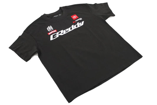 GReddy Performance Parts 2025 K.Gushi Team (Boxy Fit) Tee(s) - Asphalt - 23130011 - KG21 Asphalt SM