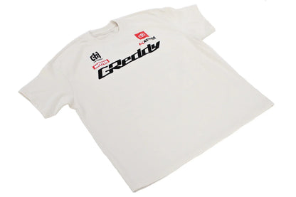 GReddy Performance Parts 2025 K.Gushi Team (Boxy Fit) Tee(s) - Cream White - 23130024 - KG21 Cream XL