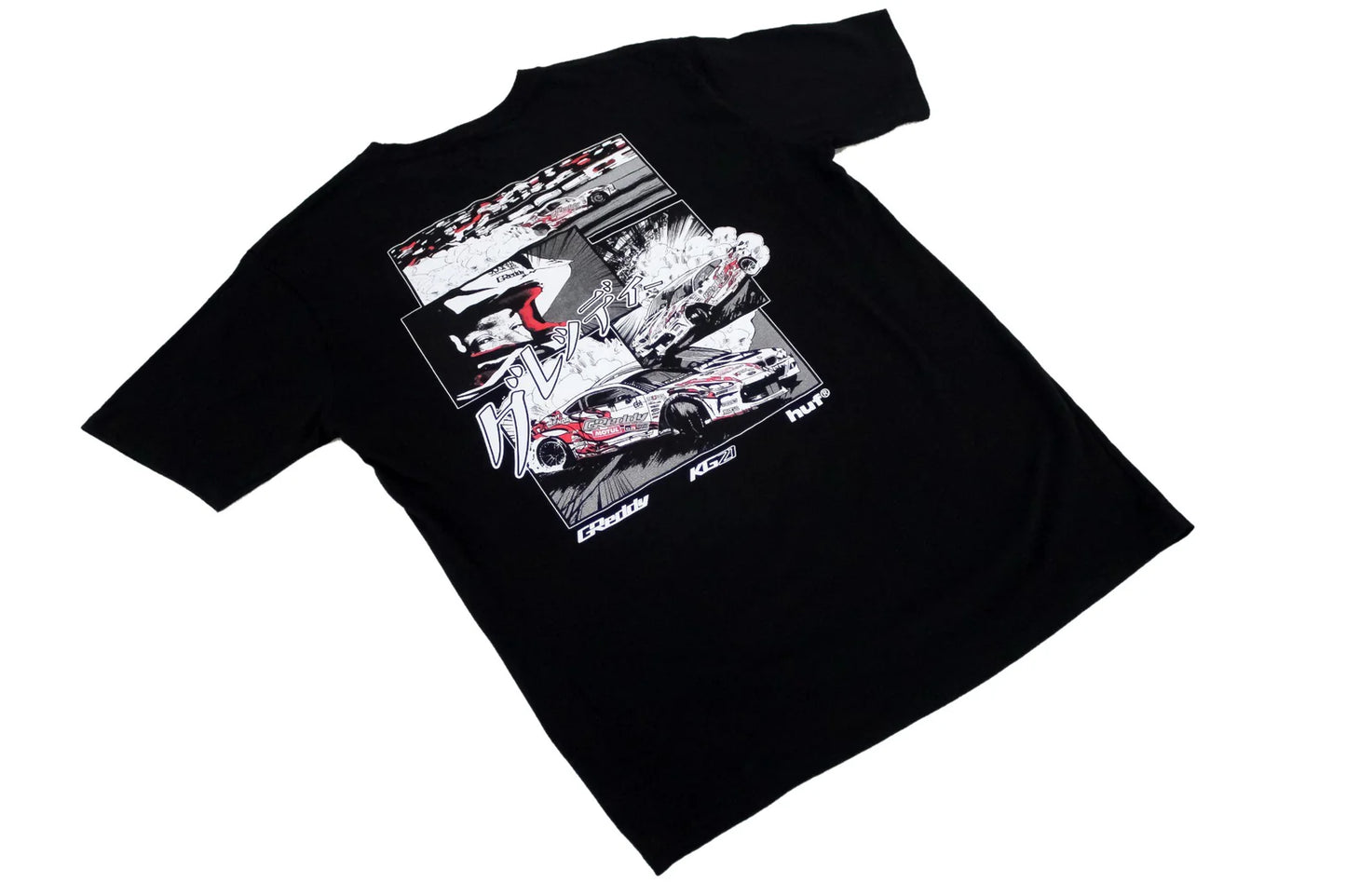 GReddy Performance Parts GReddy X HUF Reveal KG21 Tee(s) - Black - 14200105 - Reveal Tee Black 2X