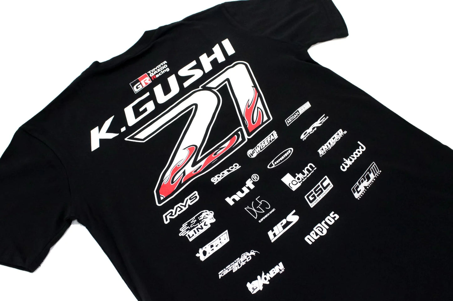 GReddy Performance Parts 2025 K.Gushi Team Tee(s) - 23130004 - KG21 Black XL